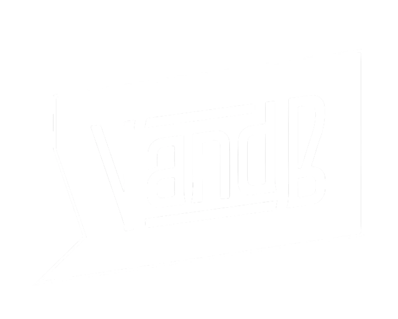 V and B